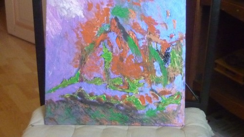 Petit tableau amateur - tableau,