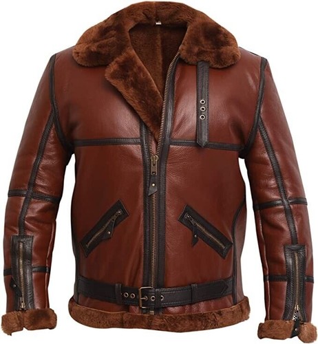 Veste cuir mouton - en,