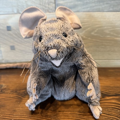Folkmanis gray mouse - gray, hand