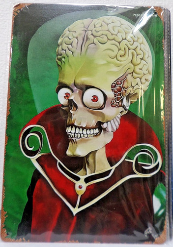 Plaque metal vintage 20x30 - metal,