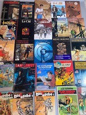 Lot 25 BD EO Casterman Dargaud Glénat Dupuis Flash Gordon Bardet Cothias Tintin