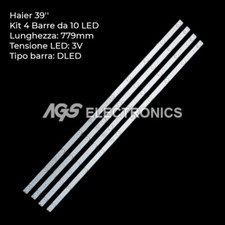 KIT 4 BARRES DE RUBANS LED TV