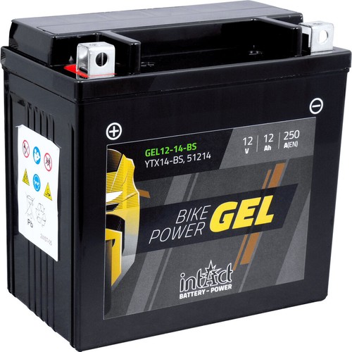 Batterie moto intact ytx14 - batterie, ytx14-bs