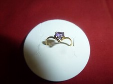 OR A FONDRE OU PORTER MAGNIFIQUE BAGUE EN OR 18 CARATS RUBIS FORME COEUR