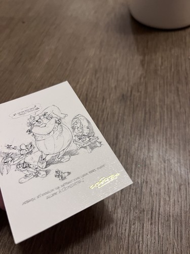Carte extra rare astérix - rare,