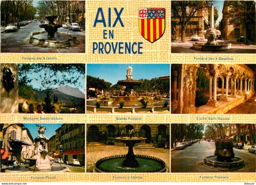 Carte postale aix en - postale,