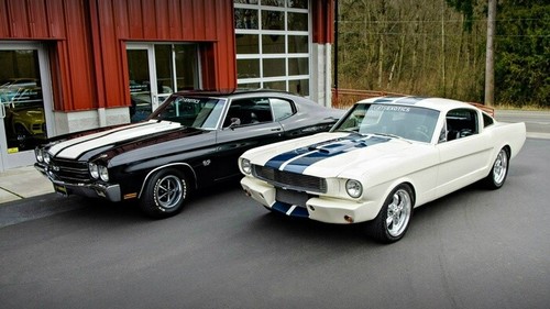 Toile tableaux muscle car - ,