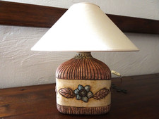 Rare pied de lampe céramique