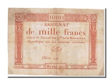 [#151742] Geldschein, Frankreich, 1000 Francs, 1795, Bert, SS, KM:A80, Lafaurie: