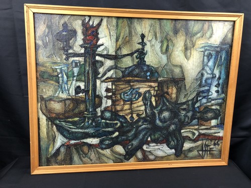 Huile sur toile courant - sur,