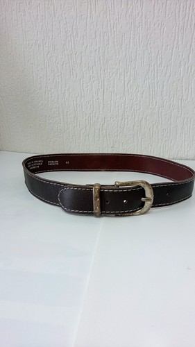 Ceinture marron cuir - cuir, métal