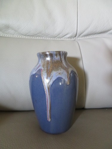 Ancien vase grès signé - ancien,