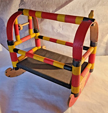 VINTAGE BERCEAU  DE POUPEE EN BOIS  ORIGINE EUROPE CENTRALE