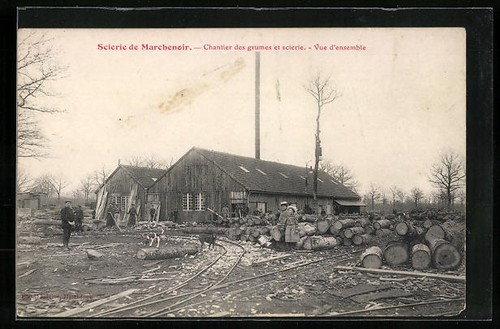 Cpa marchenoir chantier des - marchenoir,,