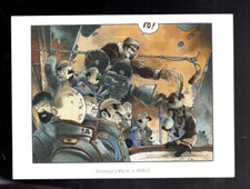 Tintin carte postale hommage - postale,