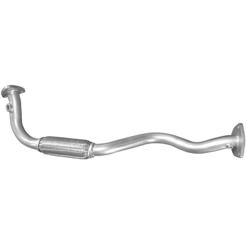 Exhaust down pipe front - down,