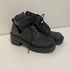 Bottes en cuir noir Jeffrey