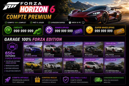 Compte forza horizon - 6, premium