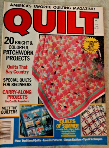 Quilt magazine summer 1986 - summer,