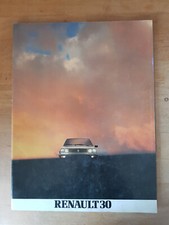 catalogue publicitaire RENAULT 30 TX V6 1982