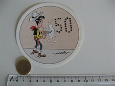 AUTOCOLLANT BD LUCKY LUKE 50 ANS MORRIS COMICS STICKER AUFKLEBER GOSCINNY TINTIN
