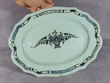 Ancien plat Faïence Cul noir