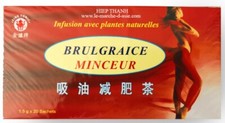 Brulgraice Minceur Infusion Tisane naturelles brule graisse 20 sachets minceur