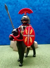 Playmobil Romain Cavalier Soldat Militaire Centurion Gaulois Custom Vintage