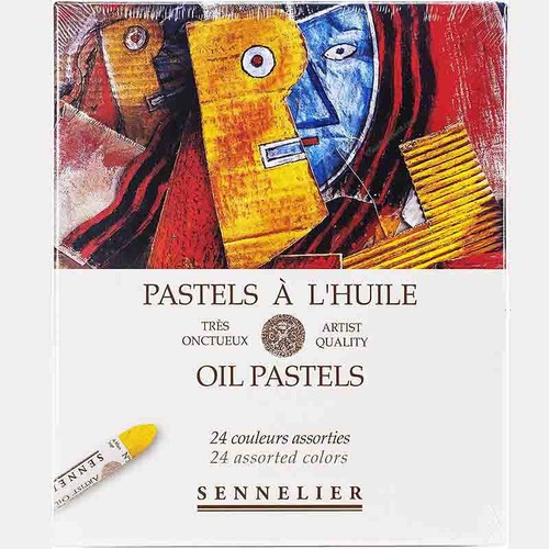 Boite pastels huile 24 - de, À