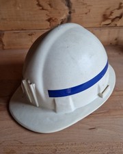 Casque Mineur Charbon HBL Houillere De Lorraine Porion Contremaître