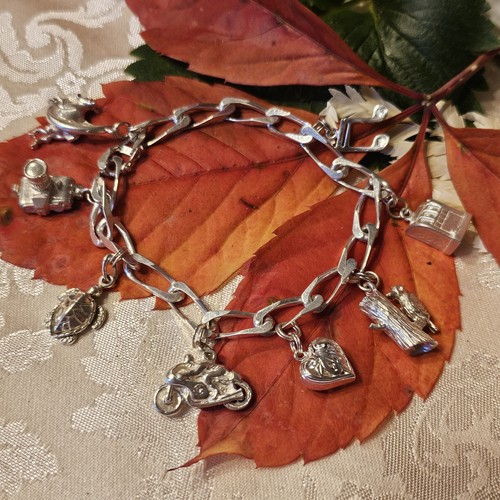 Bracelet breloques argent - breloques,
