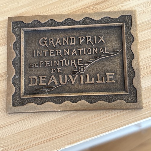 Médaille plaque bronze - plaque,