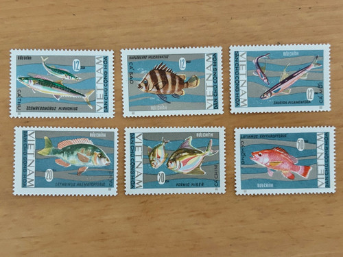 Timbre vietnam nord serie - vietnam,