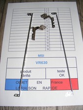 Les 2 charnières pour MSI