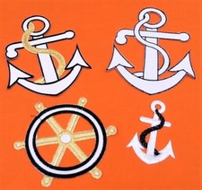 Lot décoration de Marine Applique tissu thermocollant..