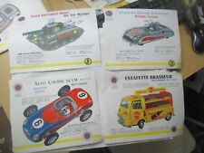 Lot de 4 Planches France