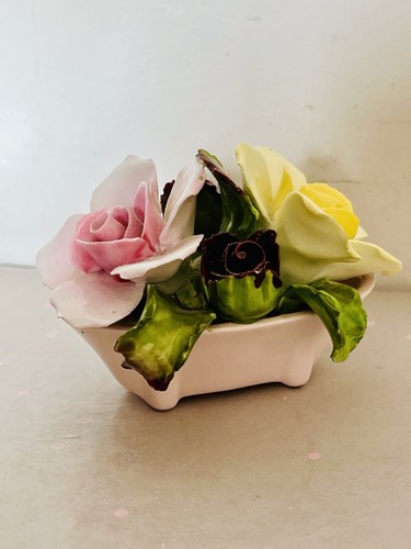 Bouquet roses porcelaine - roses,