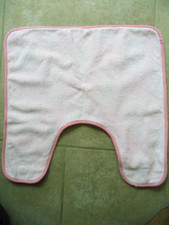 Tapis De Salle De Bain contour WC/lavabo Coton bouclé