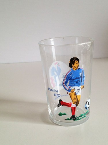 Verre moutarde vintage - verre, a