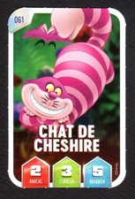 Carte DISNEY Leclerc 2025 #61 CHAT DE CHESHIRE