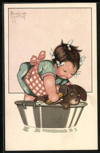 Carte postale artiste - carte,