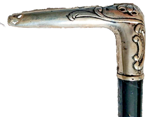 Canne marche pommeau en - de,
