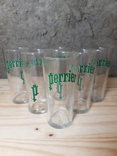 6 VERRES PERRIER DERNIER MODELE + 6 TOUILLEURS SURPRISE OFFERTS