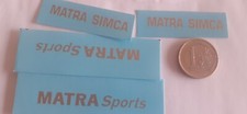 decals decalcomanie matra
