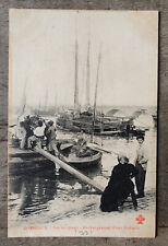 CPA /BORDEAUX / SUR LES QUAIS DECHARGEMENT D UNE GABARRE