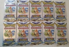 LOT DE 10 BOOSTER ECHANTILLON PACK LOISIR POKEMON NEUF STARS ETINCELANTES