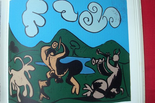 Picasso linogravure 1966 - picasso,