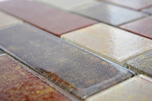 Mosaïque carreau translucide