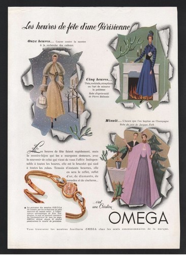 Publicité 1948 montre omega - 1948,