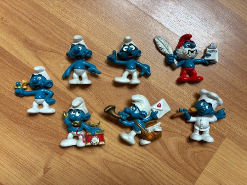 Vintage smurfs schtroumpfs - vintage,